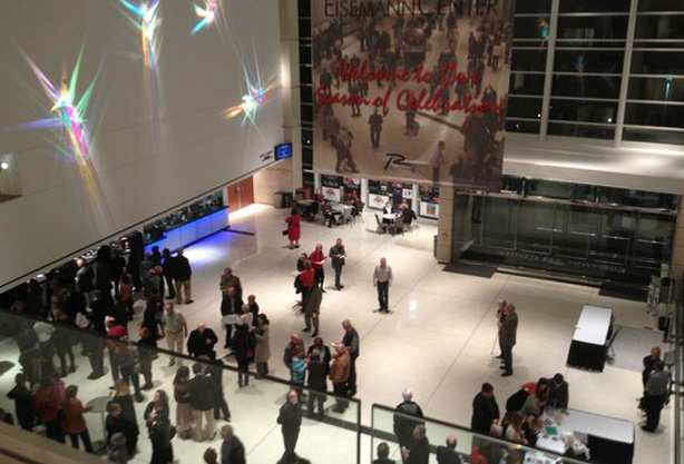 Front lobby of the performing art center