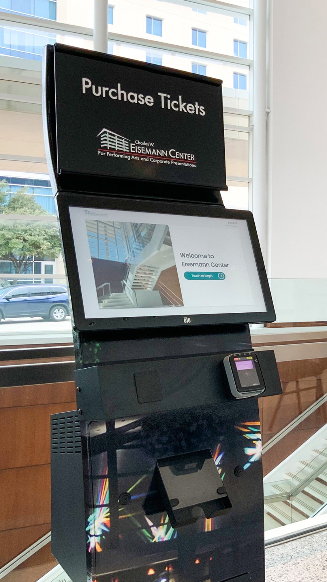 Eisemann Center kiosk online