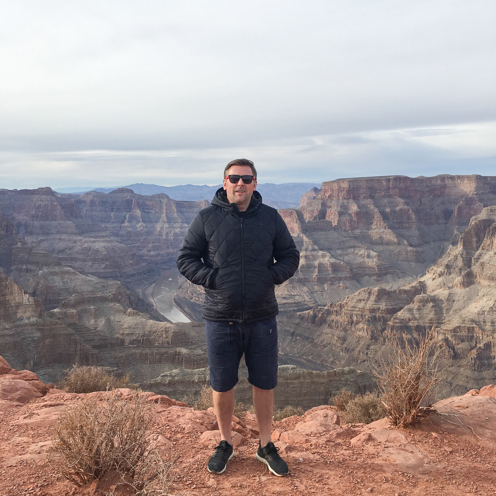 Justin Ewert at the Grand Canyon
